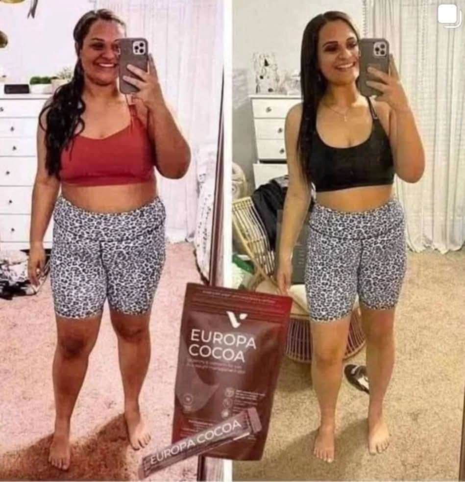 Fat burning, weight loss, hot chocolate