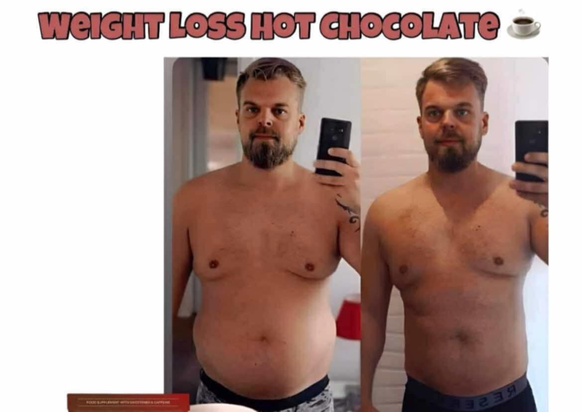 Fat burning, weight loss, hot chocolate